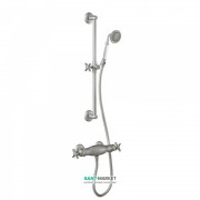 Душевая стойка Tres Tres-Сlasic с термостатом и ручным душем сталь 24216402AC