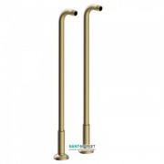 Напольные водозаборы для смесителя для ванны Tres Tres-Сlasic 2 шт состаренная латунь матовая 24219403LM