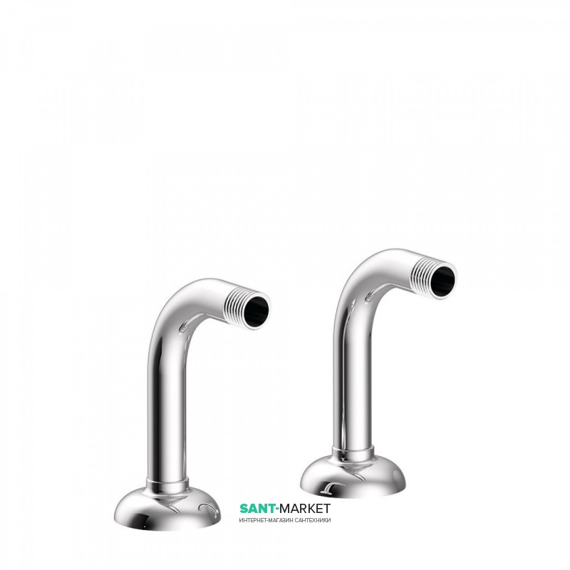 Вивод з адаптером для ванни-душа Tres Tres-Clasic 2 шт з глушником хром 24287101