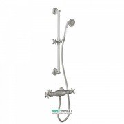 Душевая стойка Tres Tres-Сlasic с термостатом и ручным душем сталь 24216402AC