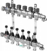 Колектор для опалення Viega Fonterra 1010 DN25 11 виходів нержавіюча сталь 786915