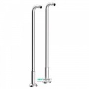 Підлогові водозабори для змішувача для ванни Tres Tres-Clasic 2 шт хром 24219403