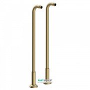 Напольные водозаборы для смесителя для ванны Tres Tres-Сlasic 2 шт состаренная латунь матовая 24219403LM