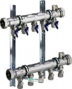 Промисловий колектор Viega Fonterra 1007 DN40 16 виходів нержавіюча сталь 622022