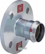 Фланцевый переход Viega Prestabo 1159 42 (DN40) нелегированная сталь 643553