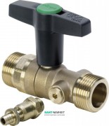 Кульовий кран Viega Easytop 2275.6 DN20хG1 кремнієва бронза 747015