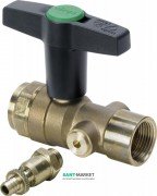 Кульовий кран Viega Easytop 2275.5 DN25хRp1 кремнієва бронза 746902