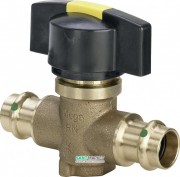 Шаровой кран полнопроходной Viega Easytop с SC‑Contur 2278 d18 кремниевая бронза 747329