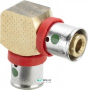 Угольник 90° Viega Fonterra 1214.3 15 бронза 619862