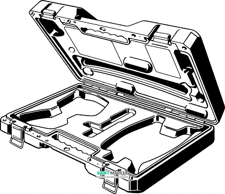 Чемодан Viega 2296.5 для зберігання прес-кілець і шарнірної затяжний губки 781460