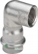 Косинець перехідний 90° Viega Sanpress Inox 2314.2 з SC-Contur 35хRp1¼ нержавіюча сталь 437053