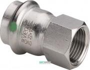 Соединительный элемент Viega Sanpress Inox 2312 с SC‑Contur 15хRp¾ нержавеющая сталь 436582