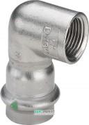 Угольник переходной 90° Viega Sanpress Inox 2314.2 с SC‑Contur 54хRp2 нержавеющая сталь  437077