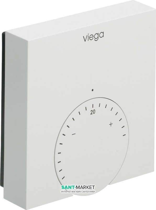 Кімнатний термостат Viega Fonterra 1243 24 V білий 610418