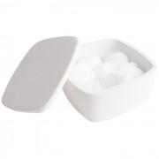 Коробочка косметична кам'яна Volle Solid surface білий 18-40-210