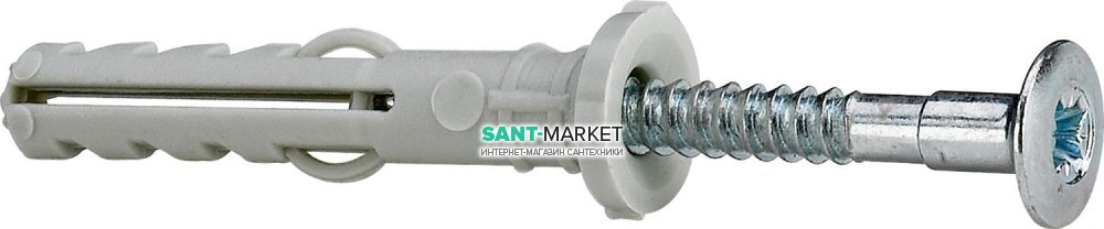 Саморез с дюбелем Viega 1239.2 Ø 6 мм для крепления на бетонной стене 615598