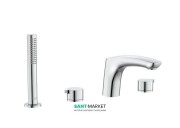 Смеситель на борт ванны Roca Insignia с ручным душем хром A5A093AC00