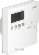 Комнатный термостат Viega Fonterra 1243 24 V с возможностью недельного программирования белый 616854