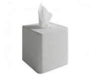 Коробочка для серветок кам'яна Volle Solid surface білий 18-40-130