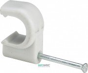 Скоба для трубы d12 мм Viega Fonterra 1239.4 белый пластик/нержавеющая сталь 615611