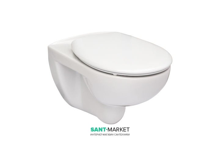 Унитаз подвесной Roca Victoria Rimless 37х54 см керамика белый A346393000