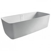 Ванна отдельно стоящая каменная прямоугольная Volle Solid surface 168х80 белый 12-40-034