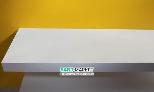 Стільниця під раковину кам'яна Volle Solid surface 900х460х80 мм 10-40-7503