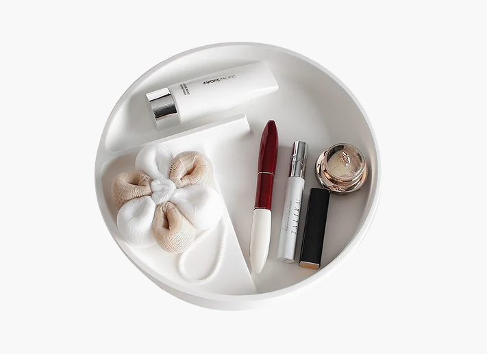 Тарелка для косметики каменная Volle Solid surface белый 18-40-137