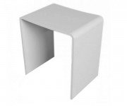 Стул для ванной каменный Volle Solid surface белый 18-40-003