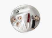 Тарелка для косметики каменная Volle Solid surface белый 18-40-137