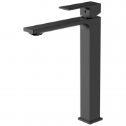 Cмеситель для раковины высокий Volle De la Noche однорычажный черный 10-40-1200-black