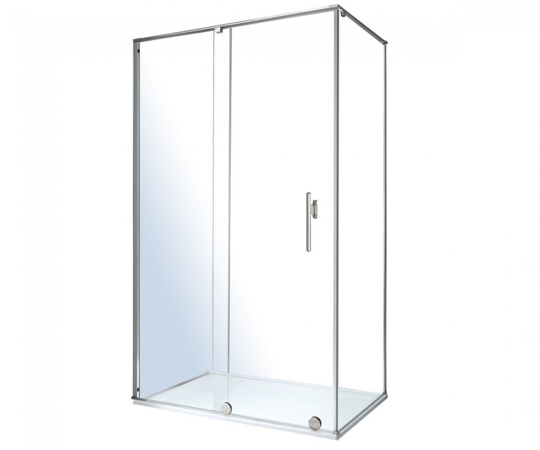 Душова кабіна Volle Teo 117,5х87,5 профіль хром/прозоре скло 10-22-333