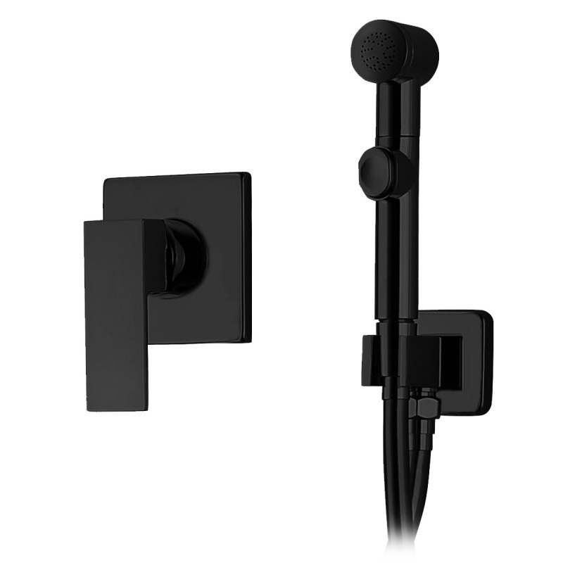 Гигиенический душ со смесителем Volle De la Noche черный 10-40-5200-black