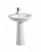 Раковина для ванной Volle Barco 64х52 см с пьедесталом керамика белый 13-88-602