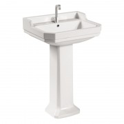 Раковина для ванной Volle Don Grandes 58х46.5 см с пьедесталом керамика белый 13-13-133