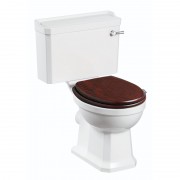 Унітаз компакт Volle De Grandes білий з сидінням Slow-closing венге 13-13-132
