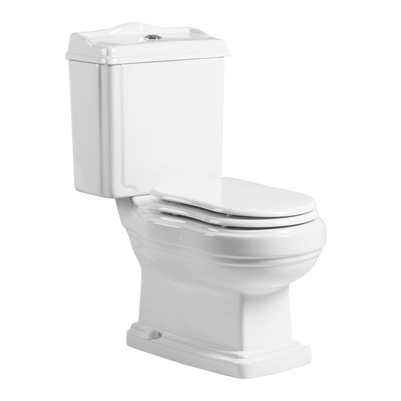 Унітаз компакт Volle Leonor з сидінням Slow-closing білий 13-19-030