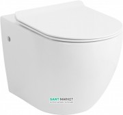 Унітаз підвісний Volle Amadeus Rimless з сидінням Slim Soft Close білий 13-06-055M