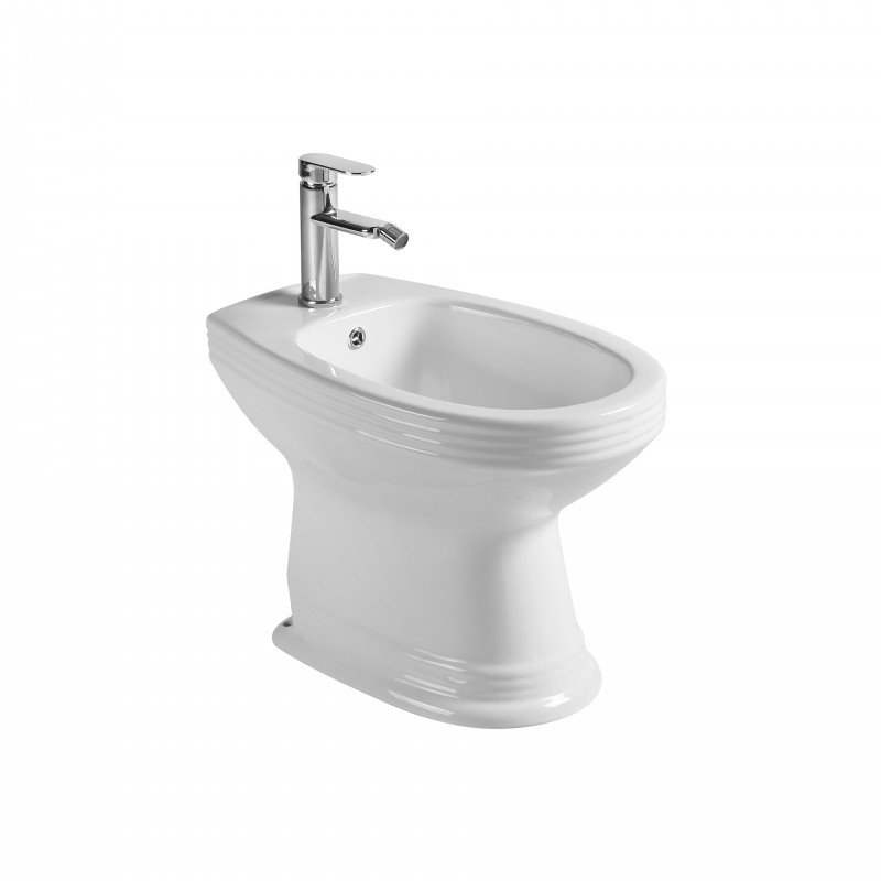 Биде напольное Volle Barco 35.5х55.5 см керамика белый 13-88-204