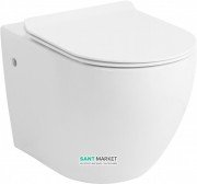 Унітаз підвісний Volle Amadeus Rimless з сидінням Slim Soft Close білий 13-06-055M