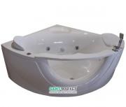 Ванна акрилова Volle кутова гідромасажна 150х150 см білий 12-88-103А