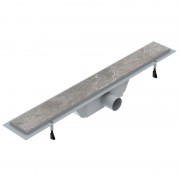 Желоб водосточный Volle 60 см с решеткой под плитку нержавеющая сталь 90-22-601