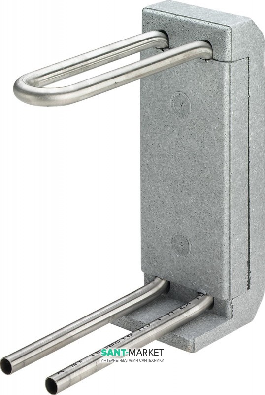 Блок підключення радіатора Viega 1097.6 нержавіюча сталь 364045