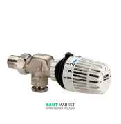 Кутовий радіаторний вентиль Viega латунь нікельована 360405