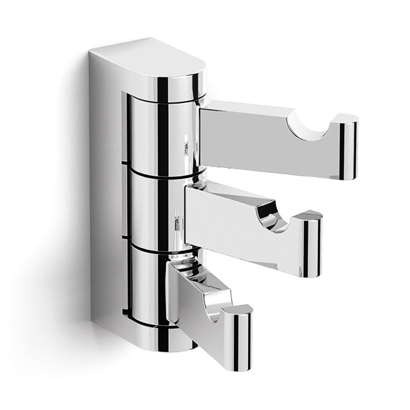 Гачок для ванної Volle Fiesta потрійний поворотний хром 15-77-702