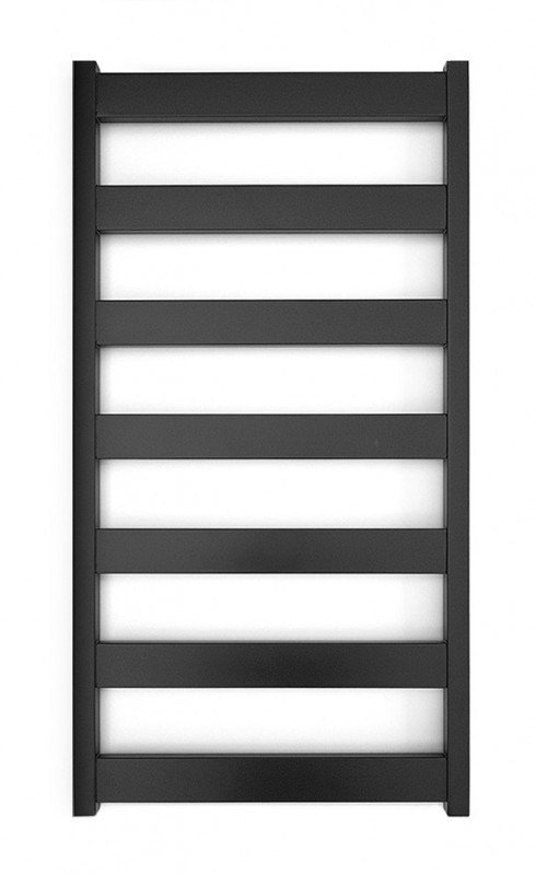 Полотенцесушитель водяной Genesis-Aqua Bull 80x53 см черный GA-3001