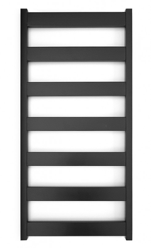 Полотенцесушитель водяной Genesis-Aqua Bull 120x53 см черный GA-3003