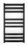 Полотенцесушитель водяной Genesis-Aqua Tristar flat 80x53 см черный GA-5001