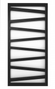 Полотенцесушитель водяной Genesis-Aqua Genesis 120x53 см черный GA-7003