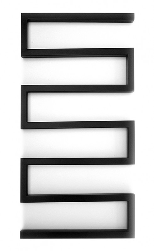 Полотенцесушитель водяной Genesis-Aqua Snake 100x53 см черный GA-9002